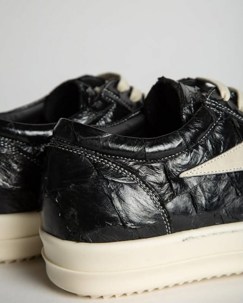 Rick Owens Rivoluziona il Lusso: Le Sneaker in Pelle di Pesce che Ridefiniscono l'Avant-Garde 3 Rick Owens Rivoluziona il Lusso: Le Sneaker in Pelle di Pesce che Ridefiniscono l'Avant-Garde