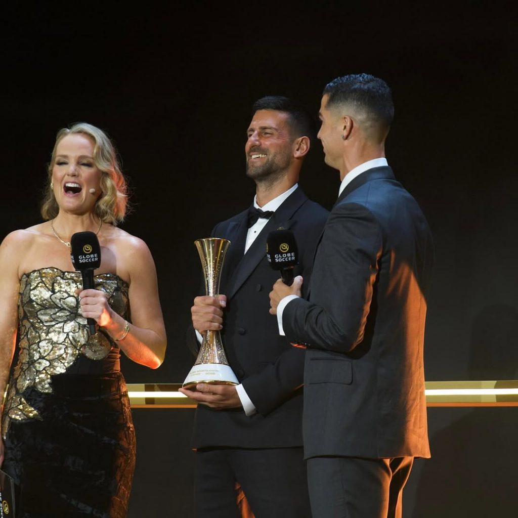 Una notte da leggenda: Novak Djokovic vince il Globe Sports Award 2 Una notte da leggenda: Novak Djokovic vince il Globe Sports Award