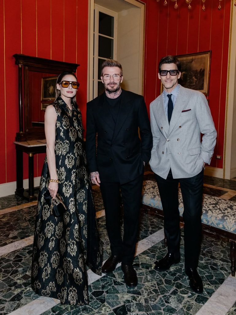 Una Serata di Stile e Eleganza: David Beckham Presenta la Nuova Collezione DB Eyewear a Milano