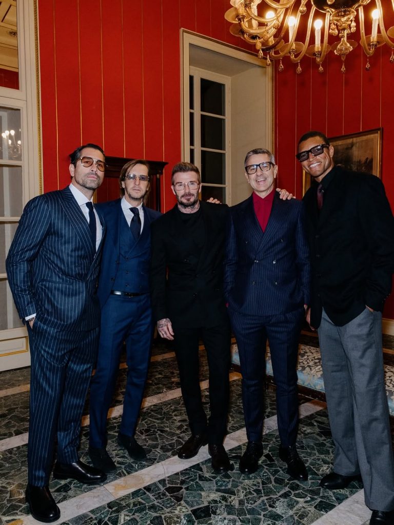 Una Serata di Stile e Eleganza: David Beckham Presenta la Nuova Collezione DB Eyewear a Milano