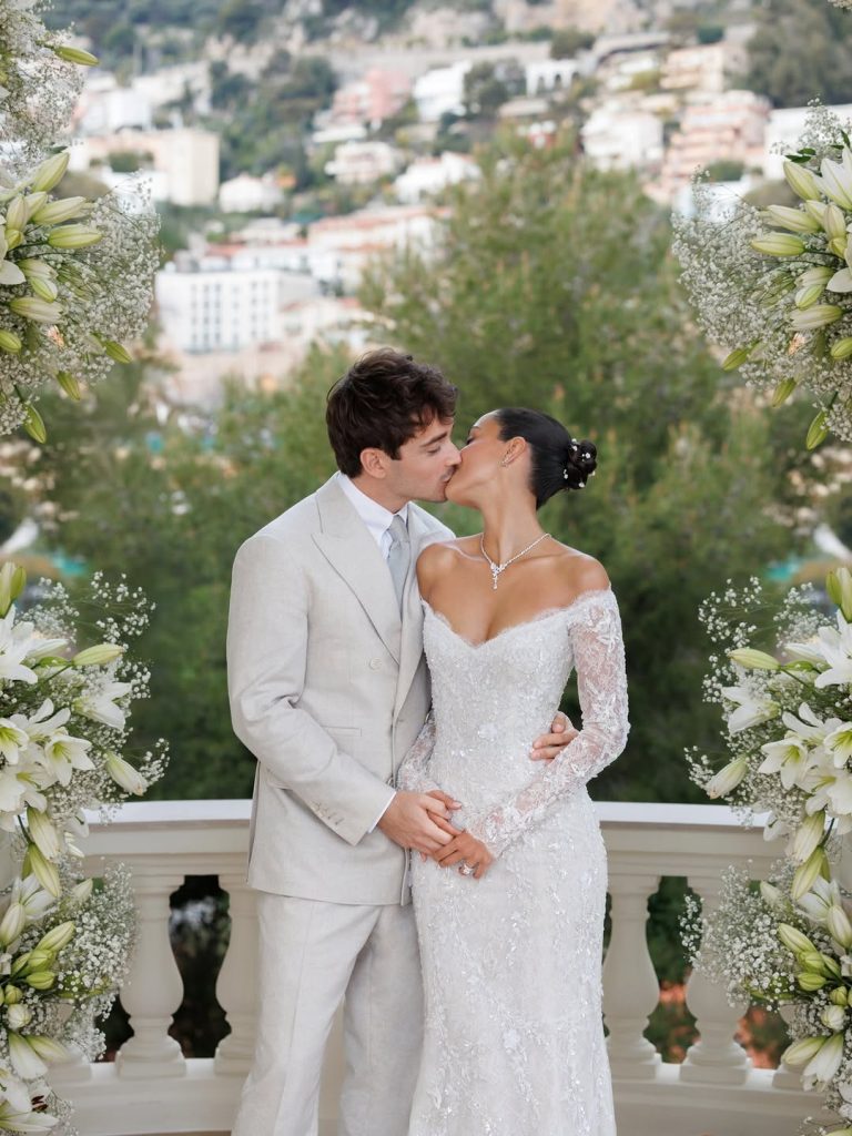 Charles Leclerc e Alexandra Saint Mleux: ora marito e moglie!