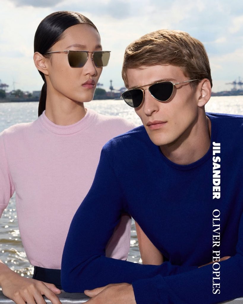 Jil Sander Ridefinisce l'Eyewear con Oliver Peoples