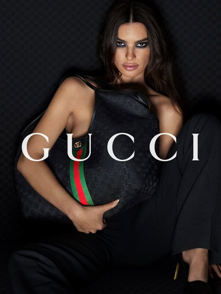 Kate Moss ed Emily Ratajkowski: Le Nuove Muse di Gucci Illuminano l'Universo delle Borse Iconiche