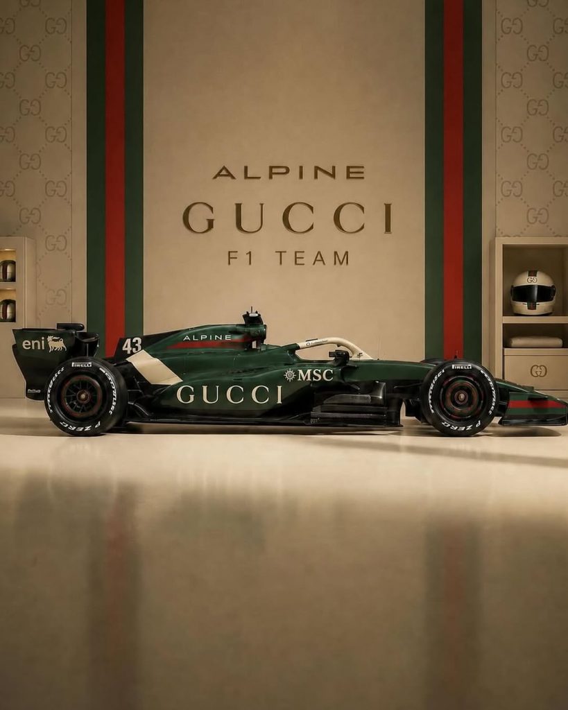 Gucci Racing: il lusso entra in Formula One