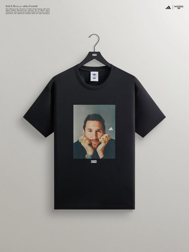 Lionel Messi, Kith e adidas Football: la capsule collection che unisce sport, streetwear e cultura contemporanea 4 Lionel Messi, Kith e adidas Football: la capsule collection che unisce sport, streetwear e cultura contemporanea