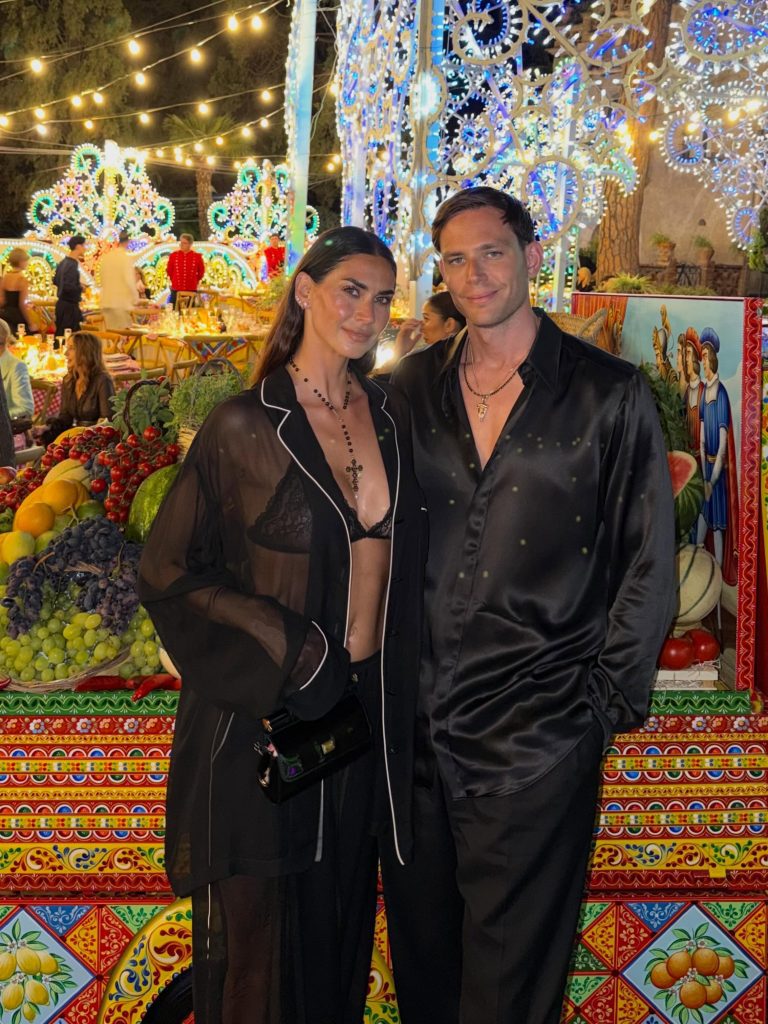 Dolce & Gabbana, Taormina e una delle coppie più belle d'Italia: Melissa Satta e Carlo Gussalli Beretta